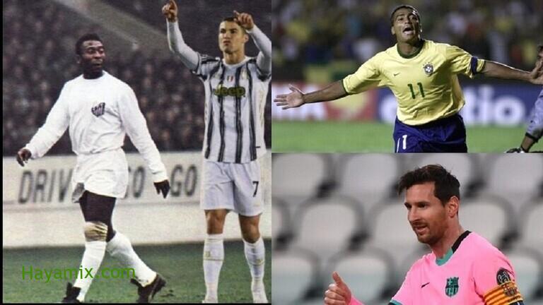كريستيانو رونالدو: يحتل صدارة أفضل 5 هدافين في تاريخ كرة القدم