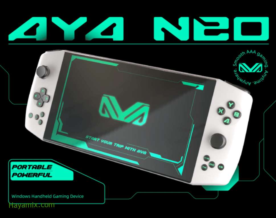 Aya Neo .. الحاسب المحمول للألعاب متوفر الآن عبر Indiegogo