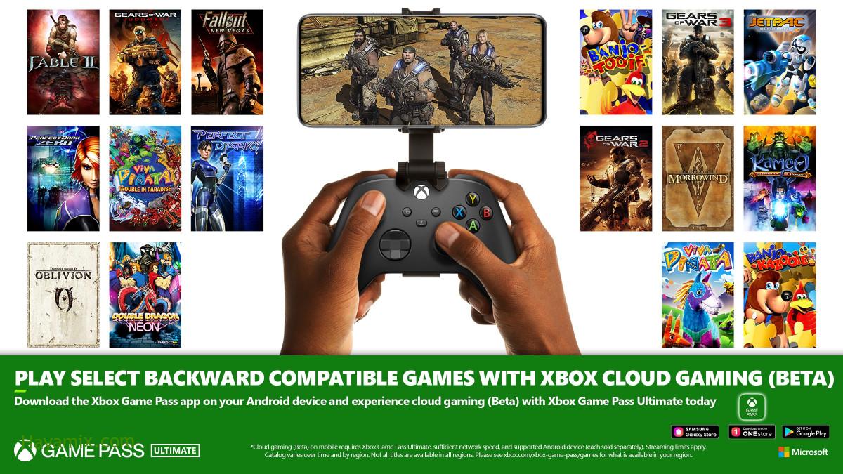 ألعاب Xbox و Xbox 360 الأصلية تصل إلى xCloud