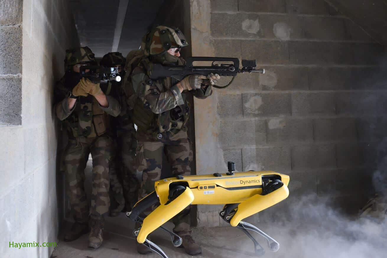الجيش الفرنسي يختبر روبوت Spot في تدريب قتالي