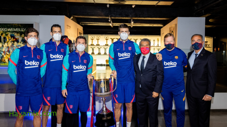 برشلونة وضع كأس الملك الجديد في المتحف