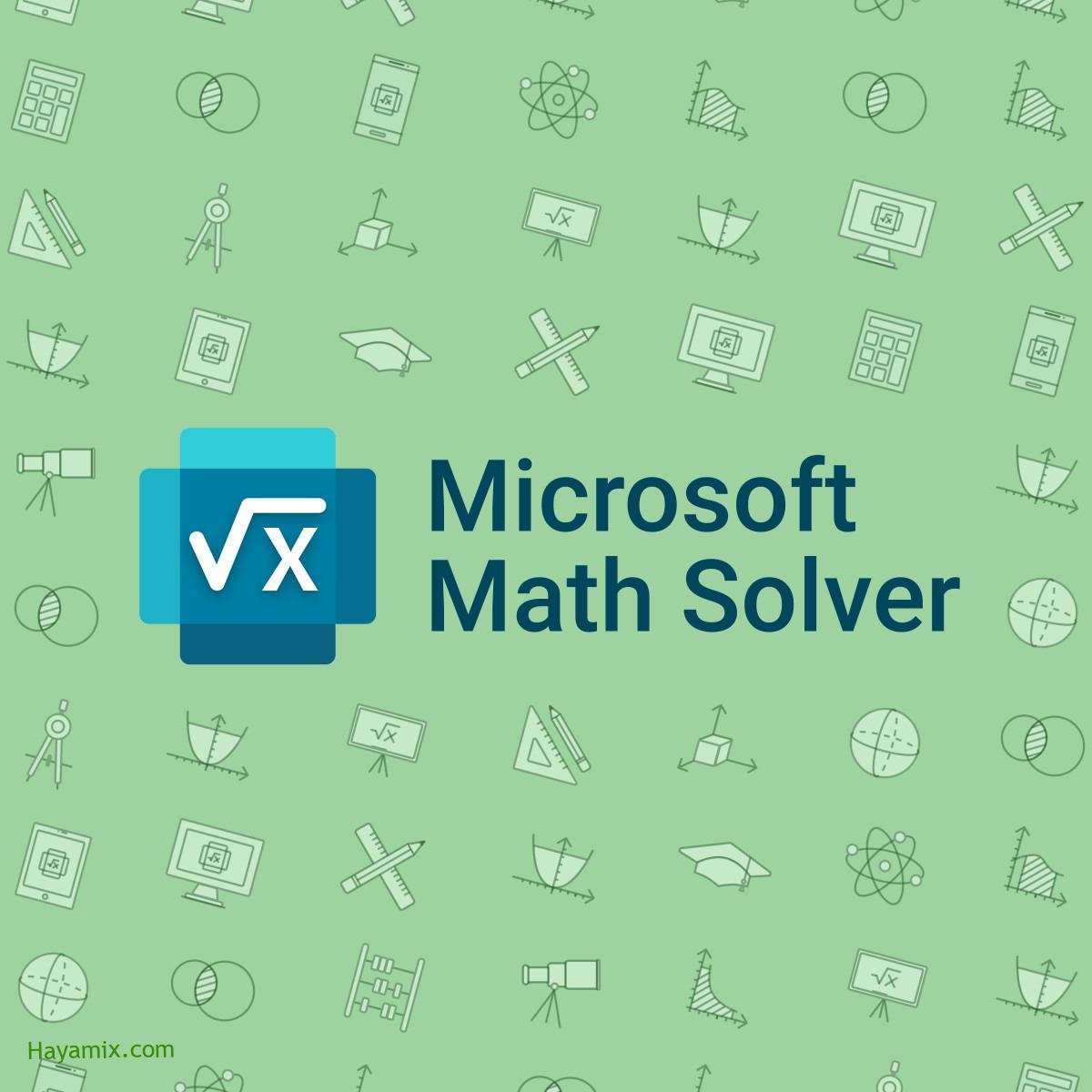 حل المعادلات عبر تطبيق Microsoft Math بالخطوات