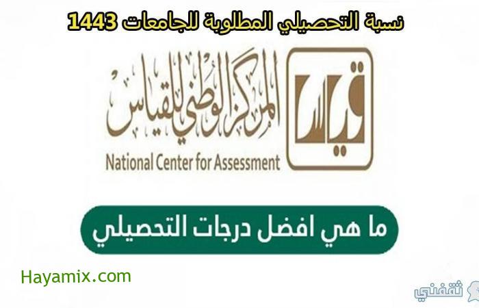 ما هي أفضل درجات التحصيلي؟ | النسبة المطلوبة في الجامعات السعودية