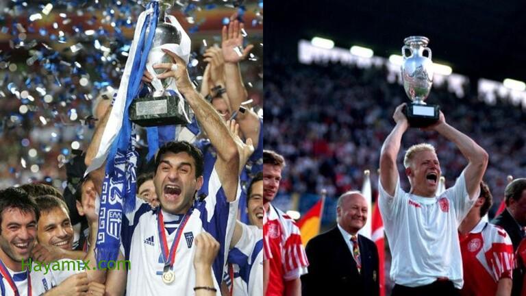 ذاكرة كأس أوروبا.. مفاجأة الدنمارك واليونان