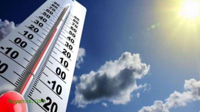 درجات الحرارة اليوم الاثنين 2-8-2021 في مصر