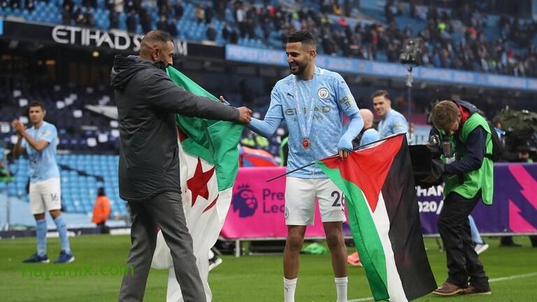 الجزائري محرز يتضامن مع المغرب