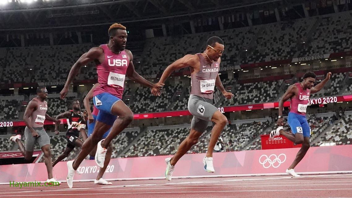 الكندي غراس يخطف ذهبية سباق 200 متر