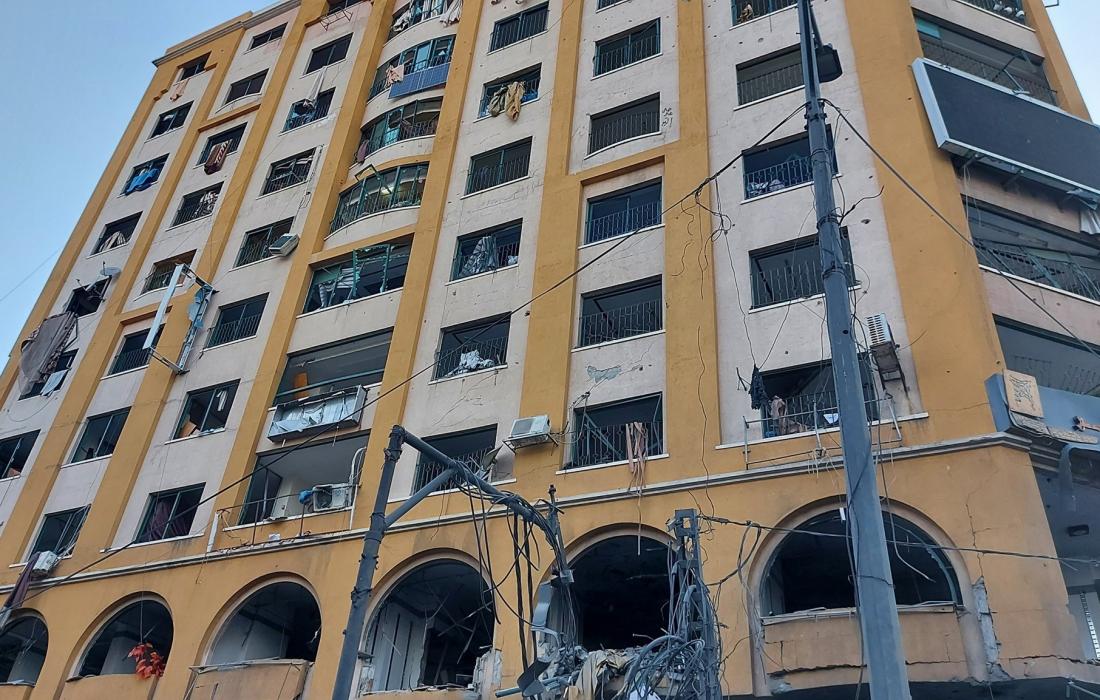 موعد بدء إزالة برج الجوهرة وسط مدينة غزة