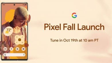 جوجل تطلق بيكسل 6 في حدث يوم 19 أكتوبر