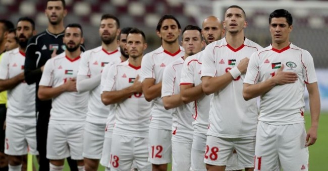 المنتخب الفلسطيني  يخسر امام الاردن بنتيجة ثقيلة ويغادر كأس العرب
