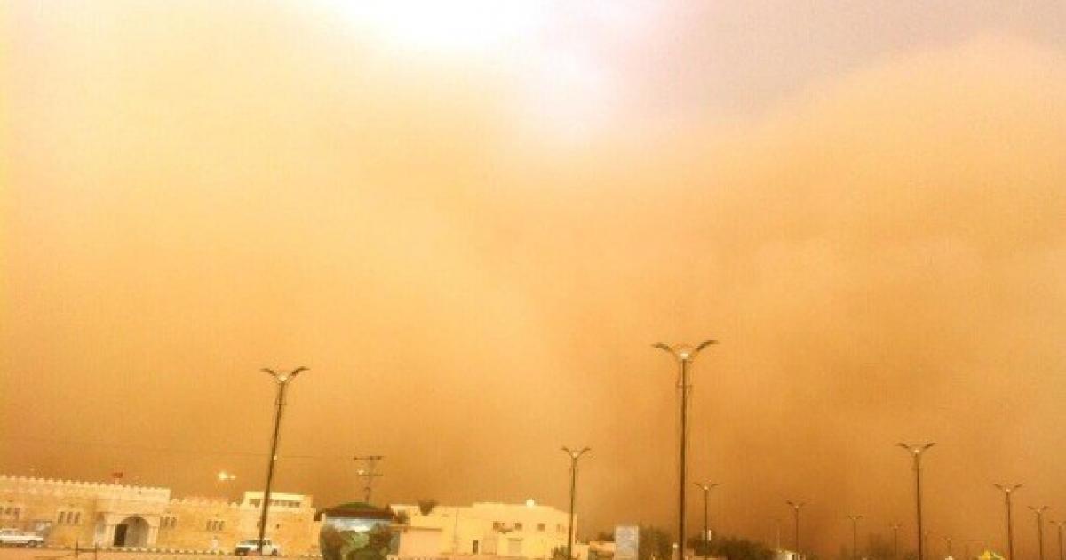 عاجل:: موعد انتهاء العاصفة الرملية في السعودية