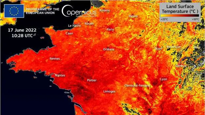 الأرصاد: أوروبا لا تزال تحت قبضة موجة شديدة الحرارة «صور»