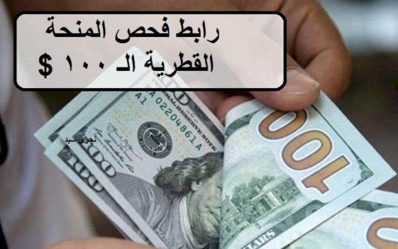 رابط الاستعلام الحكومي.. المنحة القطرية 100 دولار شهر نوفمبر 11
