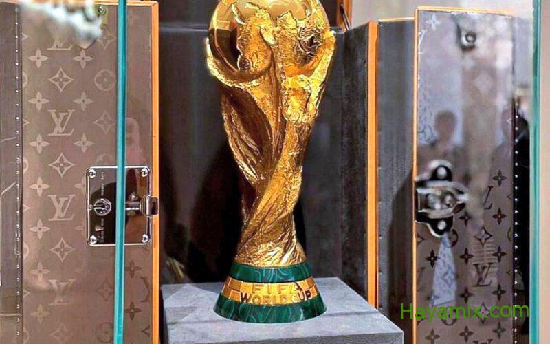 كم وزن كأس العالم