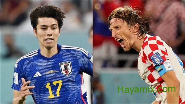 موعد مباراة اليابان وكرواتيا في دور الـ16 من كأس العالم 2022