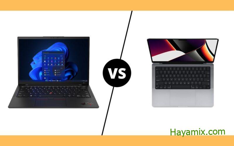 Lenovo ThinkPad X1 Carbon Gen 10 مقابل MacBook Pro 14: ما الذي يجب أن تشتريه؟