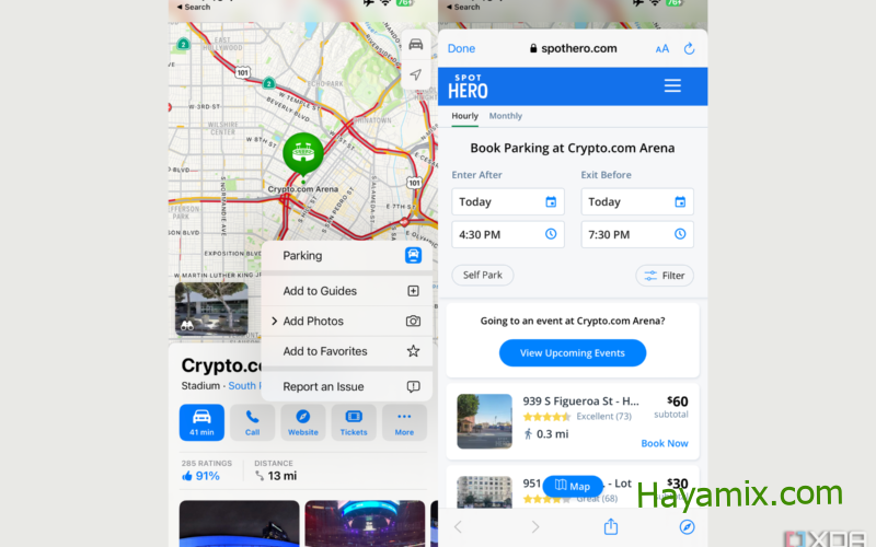 تجعل خرائط Apple حجوزات مواقف السيارات سريعة وسهلة من خلال شراكة SpotHero الجديدة