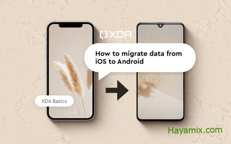 كيفية نسخ البيانات من iOS إلى Android