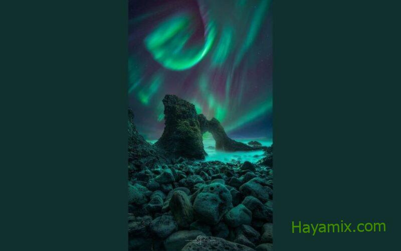 ناسا صورة اليوم لعلم الفلك 11 يناير 2023: الشفق القطبي يتصاعد في السماء الآيسلندية