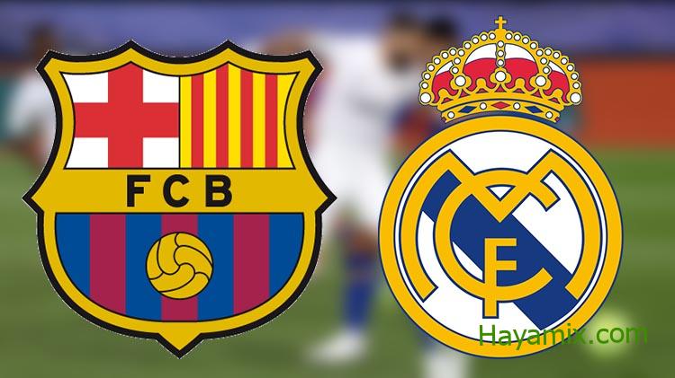 تشكيلة برشلونة ضد ريال مدريد في الدوري الاسباني