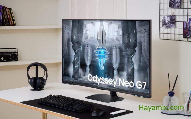 شاشة الألعاب Odyssey Neo G7 4K مقاس 43 بوصة متوفرة الآن