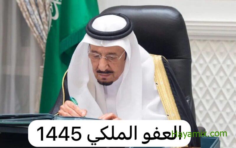 شروط استحقاق العفو الملكي السعودي 1445 وما الفئات المستحقة